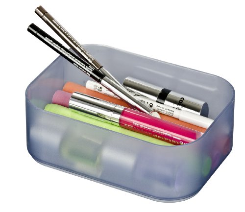 WENKO 20995100 Organizer Ice Cube S Grau – stapelbar, Kunststoff – Polypropylen, 15.5 x 7 x 11.5 cm, Grau - 8