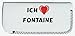 Produktbild Brillenetui mit Ich liebe Fontaine (Vorname/Zuname/Spitzname)