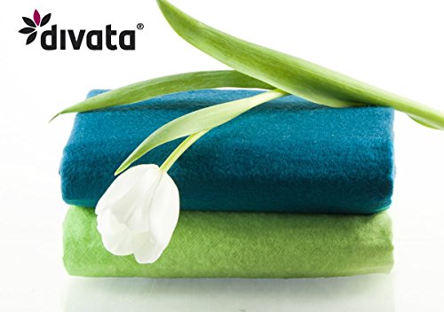 divata Moltontücher 2er Set Frühling, 70×80 cm – 100% Baumwolle, Schadstoffgeprüft, Oeko-Tex zertifiziert – farbig, bunt – Flanelltücher – Baby Spucktücher – Flanellwindeln - 5