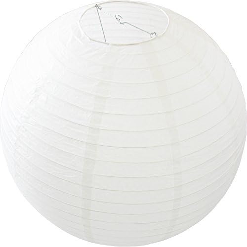 Outflower 30CM White Paper Lantern Lampion Round Lampshade Party Decoration Ball Shape (10 Pack)