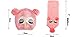 4 Migo Christmas Owl Winter Warm Baby Girls Hat/Scarf Set Knitted Hat Scarf Set (Navy) (Pink) (Pink)