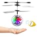 Produktbild MOKIU RC Fliegender Ball, Mini Flugzeug Hubschruber mit LED Leuchtung Infrarot Flying Ball Für Junge Mädchen Induktionshubschrauber Ball als Geschenk Handsensor Spielzeug Indoor und Outdoor