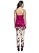 Clovia Women's Printed Cami And Pyjama Large Pink