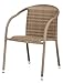 Produktbild Siena Garden 800258 Stapelsessel Wien, Aluminium-Untergestell, Gardino-Geflecht sand, 55 x 58 x 81 cm