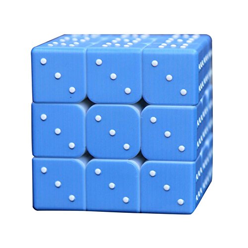 Preisvergleich Produktbild 3x3 Zauberwürfel für Blinde, Magischer Würfel Spielzeug Geeignet für Sehbehinderte