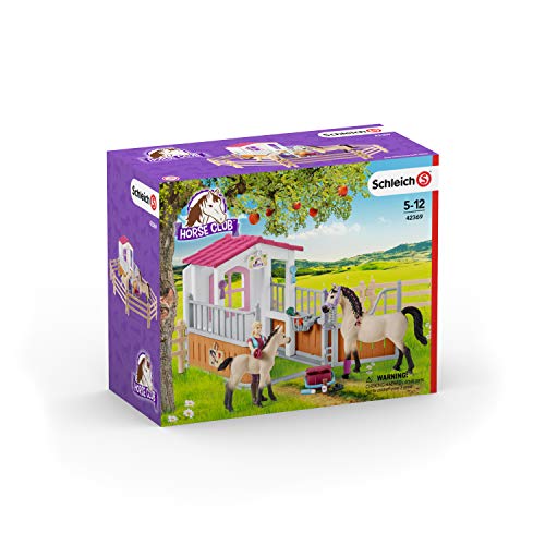Schleich 42369 - Pferdebox mit Arabern und Pferdepflegerin - 3