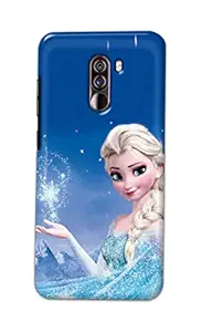 Generic Beautiful Cartoon Girl Like Queen Printed Designer Hard Back Case Cover for Xiaomi Poco F1, Xiaomi Pocophone F1 -(VD) MVN1006