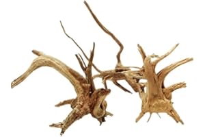 OPEMG Branches de bois flotté naturel pour aquarium, 8 à 10 cm, branches de bois flotté en bois naturel pour reptiles, tronc, décoration d'aquarium