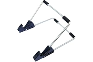 CRGANGZY Faltbare 5D-Diamant-Malerei-Halterung, Kopiertischstütze, tragbar, verstellbar, Schreibtisch-Stickerei, Kreuzstich-Ständer, Notebook-Halter mit Clips, Werkzeugzubehör (schwarz)