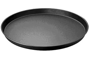 Ballarini Plat en forme de pizza, anti-adhésif, noir, 28 cm