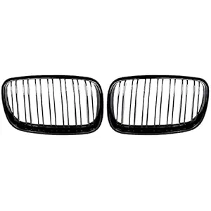 A to Z X5 Grill Compatible With Bmw X5 Grill X5 E70 2006-2013 X6 E71 2007-2014 Glossy Black