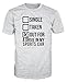 Produktbild Single Taken Out For A Drive Funny T-shirt (M, Ash Grey)