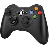 Xbox 360 wireless controller,Uniway XC02 XBOX Wireless Controller 2.4 GHZ PC Gamepad For Windows/XP System-Black