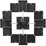 Jago Wanduhr mit 12 Bilderrahmen in 3 verschiedenen Farben mit 3D-Effekt - 4