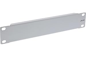 InLine® 10 tum blindplatta, 1HE, RAL 7035