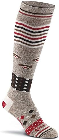 Fox River Women's Monkey Zig Zag Knee-High, Brown Heather, Medium