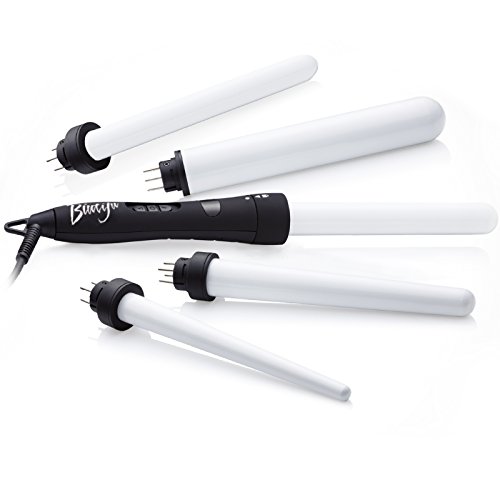Lockenstab 5 in 1 - für große Locken und kleine Locken - beeindruckende Leistung 60 - 220 Grad - Luxusdesign mit 5 verschiedenen Aufsätzen!