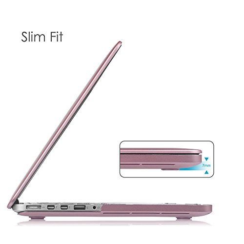 Fintie MacBook Pro 15 Retina H  lle  No CD-ROM Drive  - Ultrad  nne Plastik Hartschale Schutzh  lle Snap Case f  r Apple MacBook Pro 15 4  with Retina