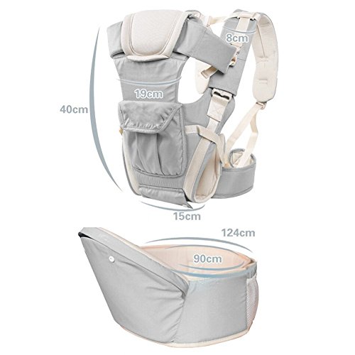 Stone TH Baby und Kindertrage die leichte Bauch und Hüfttrage - 6