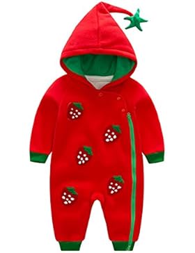 Bebone Baby Overall Jungen Mädchen Strampler mit Kapuze