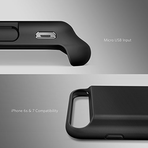 iPhone 7 Battery Case, Anker PowerCore Case for iPhone 7 (4.7 inch), iPhone 6 / 6s/ 7 Battery Case with 2200mAh Capacity / 80% Extra Battery [Apple MFi Certified] (Black)
