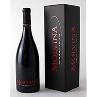 MOLVINA | Ronchi di Brescia Rosso IGP 2012 GOLD | Vino Rosso Pregiato Italiano | Vino rosso intenso. Invecchiato in botti di rovere di Slavonia fino a 60 mesi (1x 0.75 Lt Bottiglia)