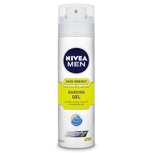 NIVEA MEN Skin Energy Instant Effect Q10 Shaving Gel 200ml (3 x 200ml) - Image 3