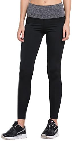 Fight Eagle Women’s High Waist Fitness Yoga Leggings Stretchy Workout Pants Running Tights (Small, Silver)