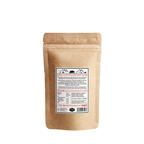 Beef Jerky • Aus Deutschland • Trockenfleisch vom Rind im Set • Burn Baby Burn • >70% Eiweiß (10 x 50g = 500 Gramm)