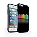 Produktbild eSwish Glanz Harten Stoßfest Hülle/Case für Apple iPhone 6+/Plus 5.5 / Grafischer Equalizer EQ Muster/Neon Farben Kollektion