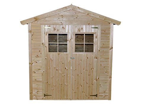 Gartengerätehaus Amstetten – 2,06 x 2,06 Meter aus 16mm Blockbohlenhaus - 3