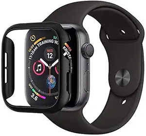 ASMIU TPU Screen Protector Protective Case for Apple Watch SE/Series 4 / Series 5 / Series 6 44mm - Clear (44 MM _ Watch)