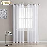 gardinen weiß ikea 【Material】: Jeder Vorhang besteht aus 100% Polyester Terylene. Sehr weich und umweltfreundlich.