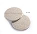 Produktbild 2PCS Round 8.5cm Premium Möbel Pads - 5 mm Dicke selbstklebend Faser Filzen strapazierfähigen Filz Pads für Möbel und Boden, beige