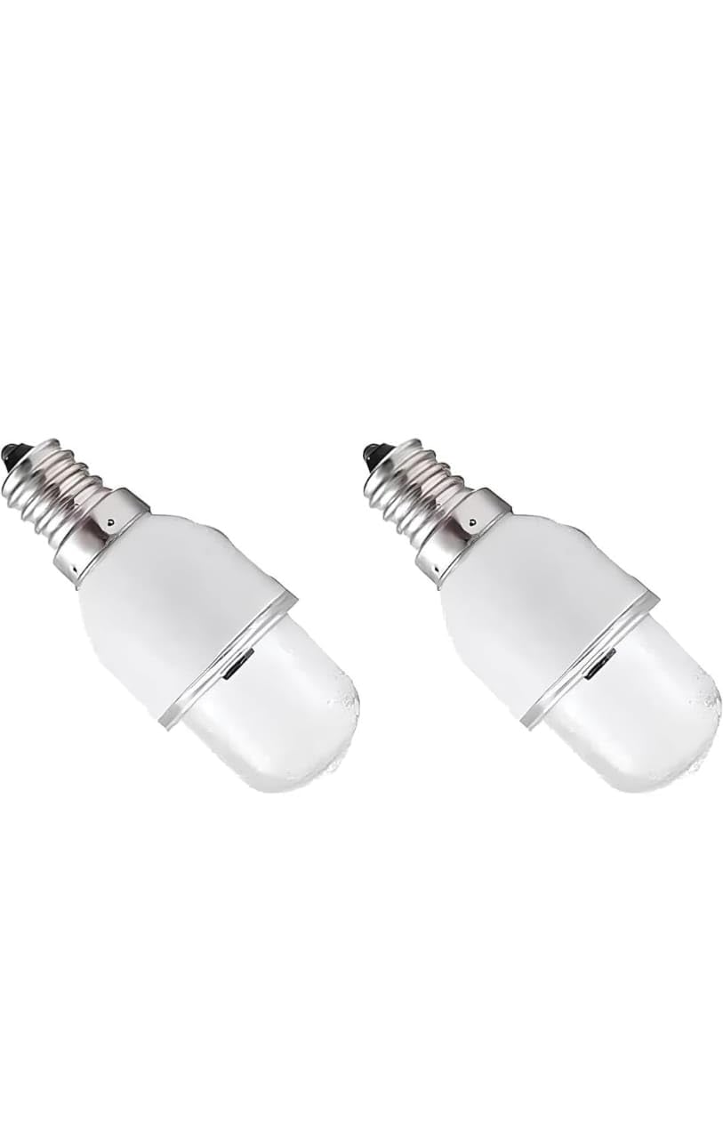 Super Shine E14 LED Fridge Bulbs: The Perfect Match for Whirlpool and Samsung Refrigerators â€“ A Must-Have Set of 2!