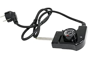 SPEEM | Termostato de Control 10A 90ºC 12x8,5x7 | Plancha Eléctrica | Regulador de temperatura | Cable Termostato Plancha Cocinar | Parrilla eléctrica, plancha de asar, Grill | Cable Plancha Electrica