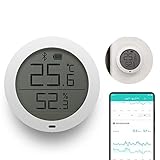 sensor temperatura wifi xiaomi SENSIBLE Y EXACTO: nuestro medidor utiliza el sensor líder mundial de sensores de temperatura y humedad Sensirion produjo sensores de temperatura y humedad de semiconductores de alta calidad, en comparación con el mismo termómetro digital que a menudo utiliza un termistor, con alta precisión y alta sensibilidad. La escala más pequeña es 0.1. Actualizar cada 1 segundo.