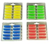 40 Duftstäbchen.grün, gelb, blau, rot Duftis, Noten...