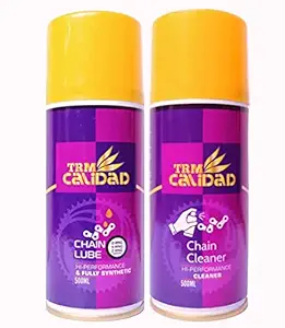 Combo- 500ML Fully Synthetic Chain LUBE and 500 ML HI-Performance Cleaner