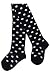 Weri Spezials Baby and Children Tights, Black/White Peas, Size: 2-3 years (92/98)