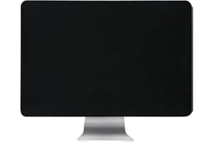 GBOLE Monitor-Staubschutz, kompatibel mit iMac 68,6 cm (27 Zoll) oder AllinOne, antistatisch, staubdicht, LCD-Panel-Hülle, Computer-Bildschirm-Schutzhülle, Desktop und TV, Schwarz (27 Zoll