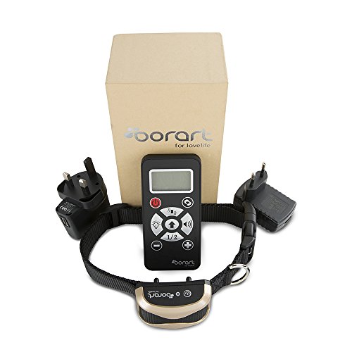 Dorart-Waterproof-Rechargeable-Anti-Bark-Remote-Dog-Training-Collar-7-Levels-of-Vibrations-and-Beep-Intensity-with-Adjustable-Belt-Safe-and-Cruelty-free-for-Training-Your-Dogs