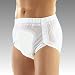 Produktbild Suprima PVC-Inkontinenzslip - für Damen und Herren - Gr. M - knöpfbar - weiß - 1 Stück