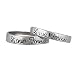Accessorisingg 925 Silver Plated Love Forever Promise Couple Ring (Adjustable Size) [Rg037] RS.600.00