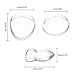 niceEshop(TM) 3pcs Silicone Makeup Sponge Powder Puffs Silicone Makeup Puffs - Transparent- Zero Makeup Waste