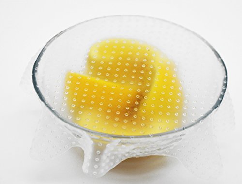 Clara’s Kitchen Tools – Die wiederverwendbare Frischhaltefolie, 5 Stück, flexibel & umweltfreundlich - 3