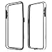 Produktbild Samsung Galaxy S6 G920 TPU Bumper Hybrid Frame Rahmen Hülle Transparent Schwarz