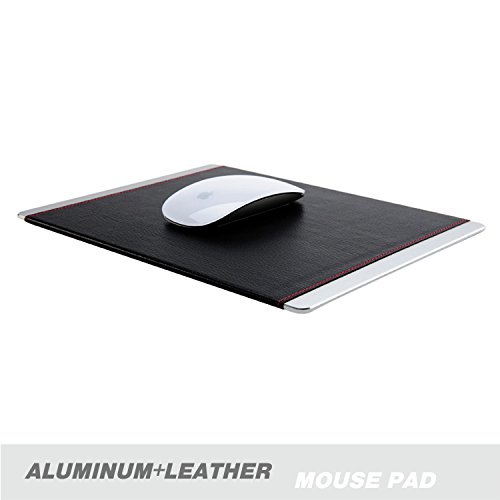 Maus Pad, megadream Durable Office Zubehör superdünn Hochgenaue, Performance Soft Touch Computer MOUSEPAD Mauspad – Design aus Elegant genarbtem Echtleder Leder mit Rutschfeste Unterseite für Geschenk Unterstützung verkabelt oder kabellos Bluetooth-Maus und präzise Kontrolle für MacBook Computer Laptops - 7