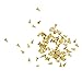 Generic 3 Colors 100Pcs Nail Art Tips Fashion Punk Sliver Nail Tips Circle Punk Style Nail Art Accessories - gold 1 RS.160.00