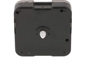 FUBESK Mouvement à quartz de rechange pour horloge à quartz à long tige, mécanisme de balayage silencieux, kit de réparation d'horloge murale